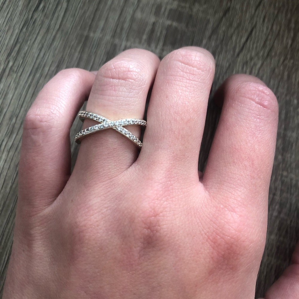 Nadri Pave Yellow Gold Cocktail Ring